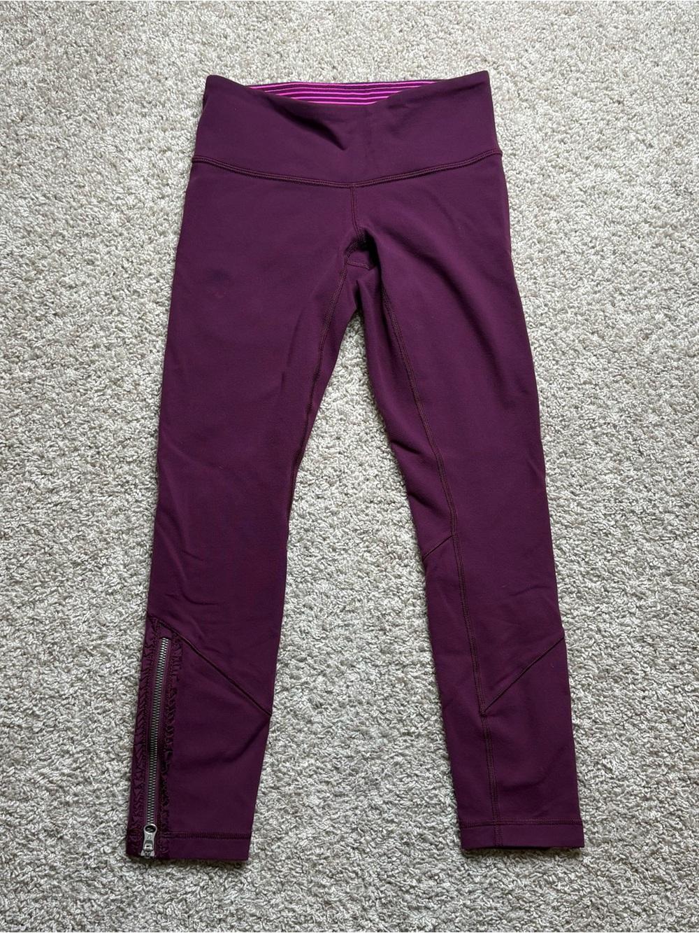 Lululemon Ankle Zip Crops